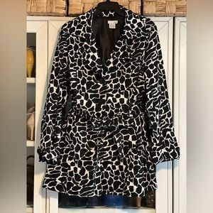 Black & White Giraffe Jacket